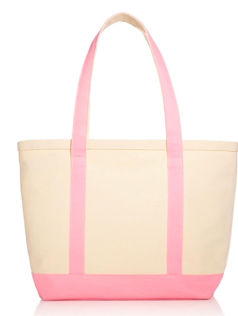 Bloomingdale's Canvas Pink Tote Bag. Brand New